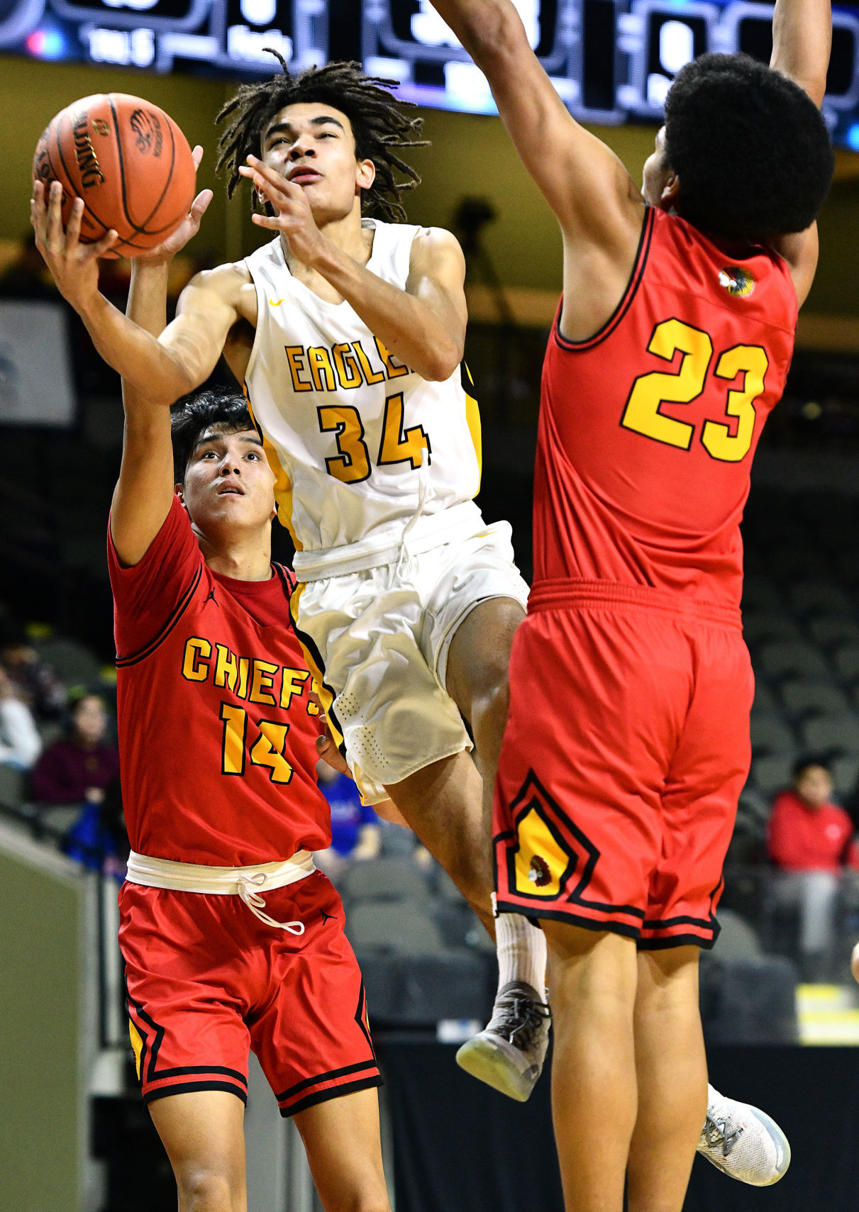 Lawton-Bronson vs Omaha Nation basketball